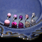 Koraliki akrylowe Double Belly Button Piercing Biżuteria 14ga Rainbow Colors