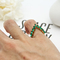 Regulowane pierścionki z biżuterią 925 Srebrne pierścionki 17 mm dla mężczyzn