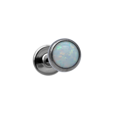 Piercing Biżuteria wewnętrznie Tytanowe szpilki do ust Labret Nose Stud z cyrkonią
