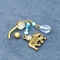 Słoń Dangle Body Piercing Biżuteria Stal nierdzewna 316 OEM ODM