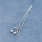 16G srebrny łańcuszek do przekłuwania uszu biżuteria ze stali chirurgicznej kolczyki z mankietem na chrząstkę