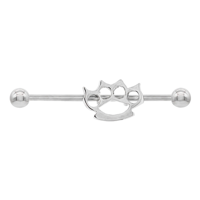 Unikalny 14 Gauge Industrial Piercing Biżuteria Stal nierdzewna 316 Złoty księżyc