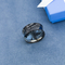 Czarne przezroczyste marmurowe tunele do uszu 10mm akrylowe przekłuwanie kolczyków 2G
