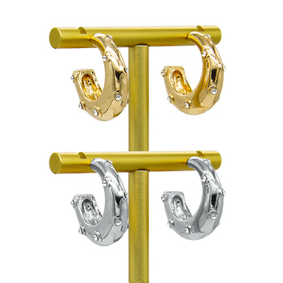Helix Gold Brzana Kolczyk 16g Złote Kolczyki Piercing Chrząstki